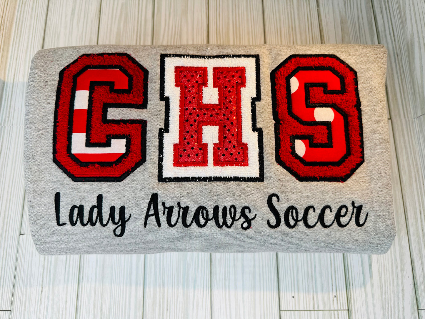 School Spirit Double Varsity Applique